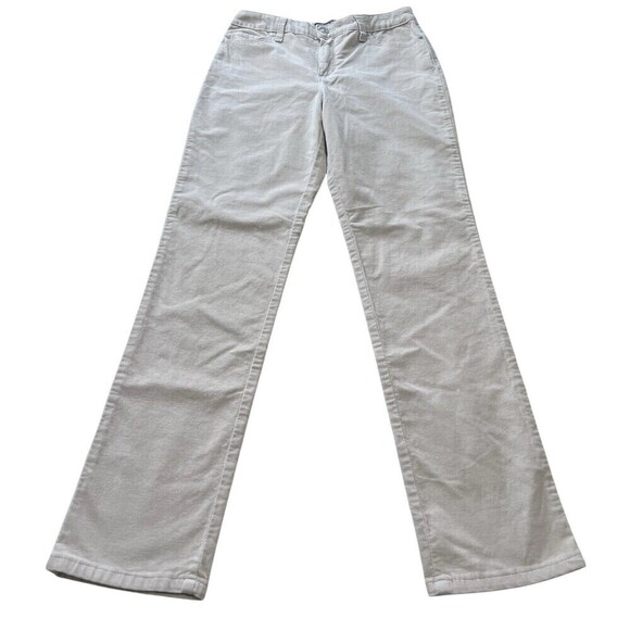 Gloria Vanderbilt Straight Leg Women's Size 8 Beige Corduroy Pants 30 x 29 - Picture 1 of 8